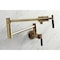 Kingston Brass KS4103CKL Wall Mount Pot Filler Faucet, Antique Brass KS4103CKL - alternate 4